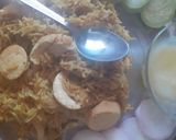 A picture of step 4 of #flavor4...Egg pulao.