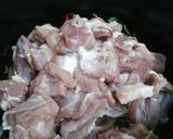 A picture of step 3 of Mutton Chukka.