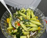 Foto del paso 7 de la receta: Ensalada de Pepinillos en Salsa Oriental Picante