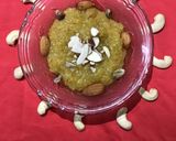 A picture of step 11 of Moong dal halwa.