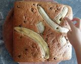 Foto langkah ke 8 dari resep Banana bread dg topping keju.