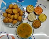 A picture of step 10 of Mix Dal Vada.