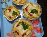 Foto langkah ke 6 dari resep Schotel Makaroni Tuna Bakso Kukus.
