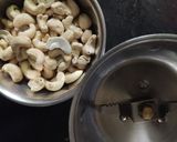 A picture of step 1 of Kaju apple sweet.