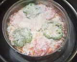 A picture of step 8 of Dhokla veggies Pizza.