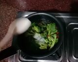 A picture of step 3 of Broccoli soup.