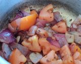 A picture of step 2 of Moong dhal.