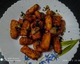 A picture of step 3 of Paper like crunchy paneer.