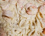Foto del paso 6 de la receta: Pasta Alfredo con camarones