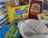 A picture of step 9 of Toppings for desserts e.g. donuts (illustrations and notes).