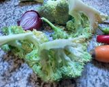 Une image de l'étape 1 de 🫜🧄Velouté 🌶️brocolis 🥦 couleurs d’automne 🫚🥕.