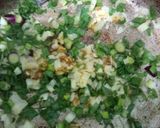 Foto del paso 3 de la receta: Papas con crema de verdeo y salchichas