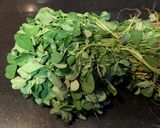 A picture of step 1 of Methi Matar Malai.