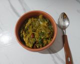A picture of step 3 of Methi, pyaz baingan sabji.