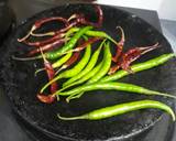 Mizoram Style Hmarcha Rawt Roasted Green Chilli Chutney recipe step 1 photo