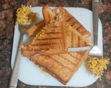 A picture of step 3 of Maggi sandwich.