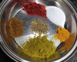 A picture of step 2 of Patra masala.