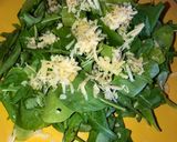 A picture of step 2 of Arugula Salad with Parmesan and Beef.