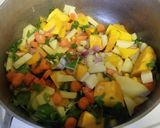 Foto del paso 3 de la receta Sopa de ajo con vegetales