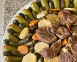 صورة لخطوة 6 من وصفة دوالي وكوسا بحشوة البرغل 😋😋