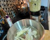 Foto langkah ke 1 dari resep Patty Daging cincang sawi putih. Mpasi friendly. Frozen food.