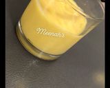 A picture of step 1 of Mango smoothie.