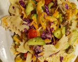 A picture of step 5 of Bow Tie Pasta Salad.