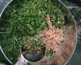 A picture of step 1 of Methi Gota.