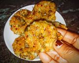 A picture of step 4 of Sabudana Vada.