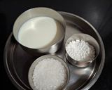 A picture of step 1 of Sago khir.