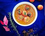 A picture of step 5 of भरवां टमाटर सब्जी #stuffedtomato with gravy #TRR #W4 #FEB.