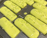 Foto langkah ke 8 dari resep Kue Pukis Pandan Keju Empuk Menul.