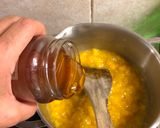 A picture of step 1 of Two Ingredient Peach Jam.