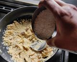 A picture of step 4 of Banana halwa.