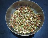 A picture of step 2 of Sprouts chana basket chat.