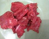 Foto langkah ke 2 dari resep Sapi Kacang Polong.