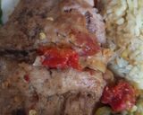 Lecsós 🐟🎏🐟hal-filé🌶️🍅🫑🧅🧄🥗 recept fázis 11 fotója