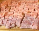 Foto del paso 2 de la receta: Tarta de jamón y puerro glaseado (sin azúcar)