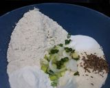 স্প্রিংঅনিয়ন-সুজিচিল্লা(Spring onion & sooji chilla recipe in Bengali) রেসিপি ধাপ - 1 ছবি
