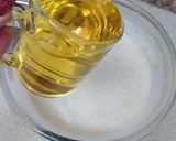 عکس مرحله 2 از دستور کیک دو رنگ گردو و چیپس شکلات