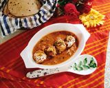 A picture of step 5 of Malai kofta (creamy kofta balls curry).