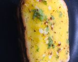 A picture of step 5 of Cheesy garlic bread.