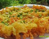 Foto langkah ke 7 dari resep Telur Dadar Sayur Keriting Kremes.