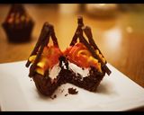 A picture of step 7 of Bonfire Cupcakes.