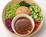 صورة لخطوة 3 من وصفة سلطة 🥗 ترياكي الدجاج بالأرز المقرمش📎