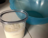 Foto del paso 1 de la receta: Torta baja en azúcar con bizcocho a base de harina de avena 🤍