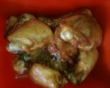 Foto del paso 1 de la receta: Pollo enchilado en adobo con nopales
