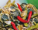 Foto langkah ke 10 dari resep Buntil Daun Pepaya Teri Medan Tanpa Pahit.