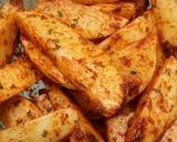 A picture of step 1 of Masala Potato Wedges.