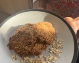 A picture of step 6 of Vegan Ginger, Orange and Cinnamon Oat Biscuits🍊, Sugar free and Baking powder/soda free.